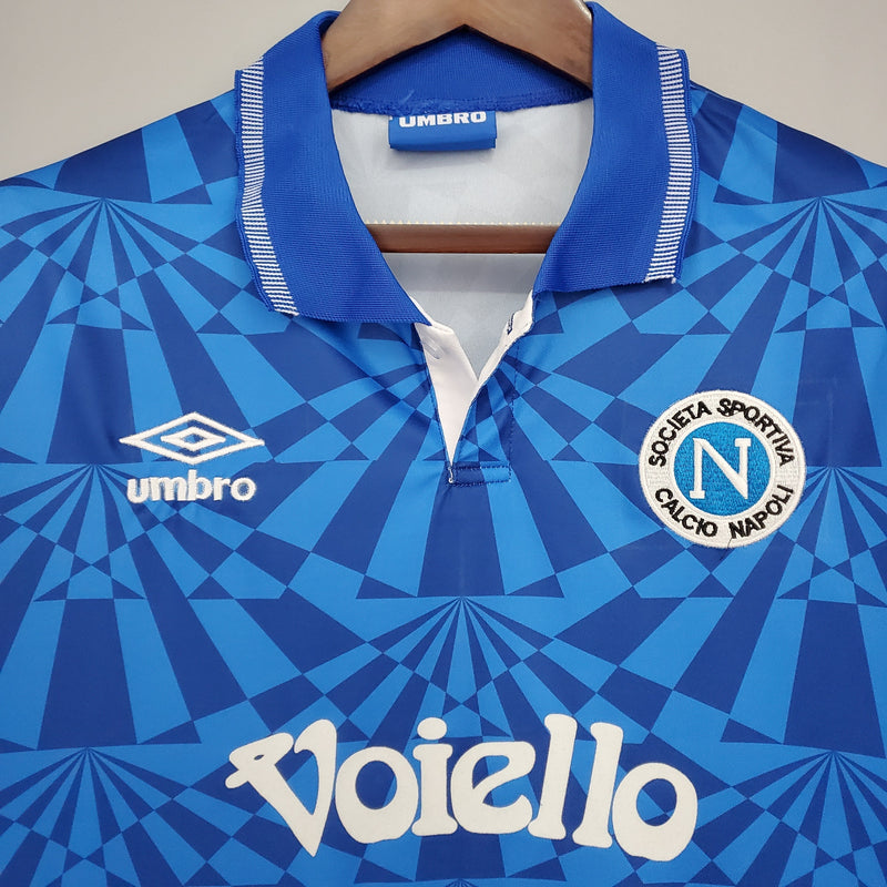 Camisa Napoli Titular 91/93 - Versão Retro (Importação)