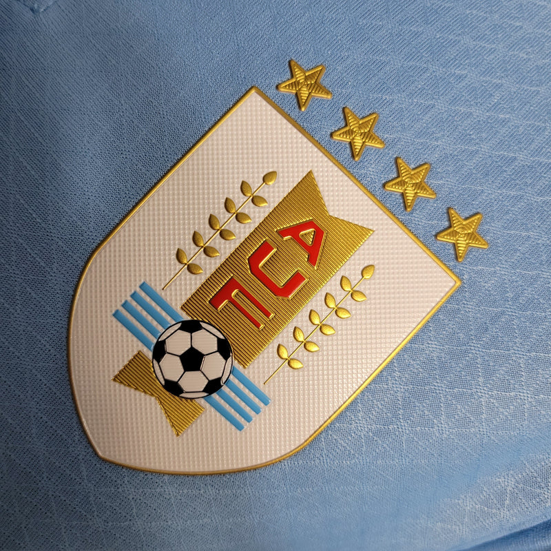 Camisa Uruguai Titular 22/23 - Versão Jogador (Importação)