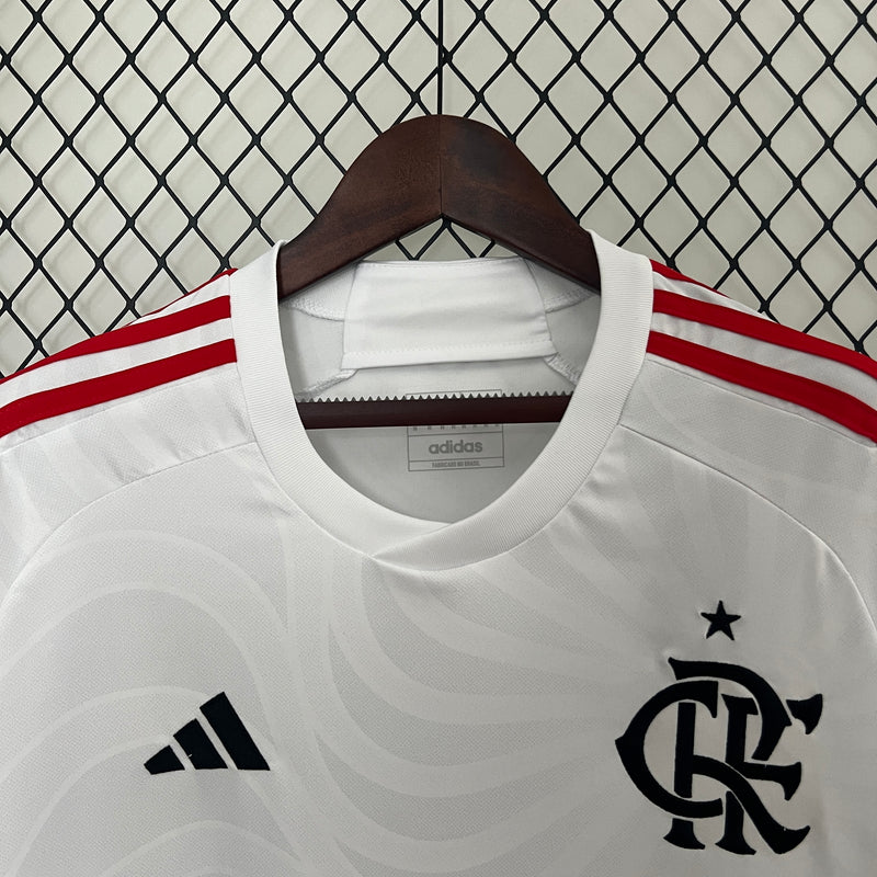 Camisa Flamengo Away 24/25 Branca - Adidas Torcedor Masculina (Importação)