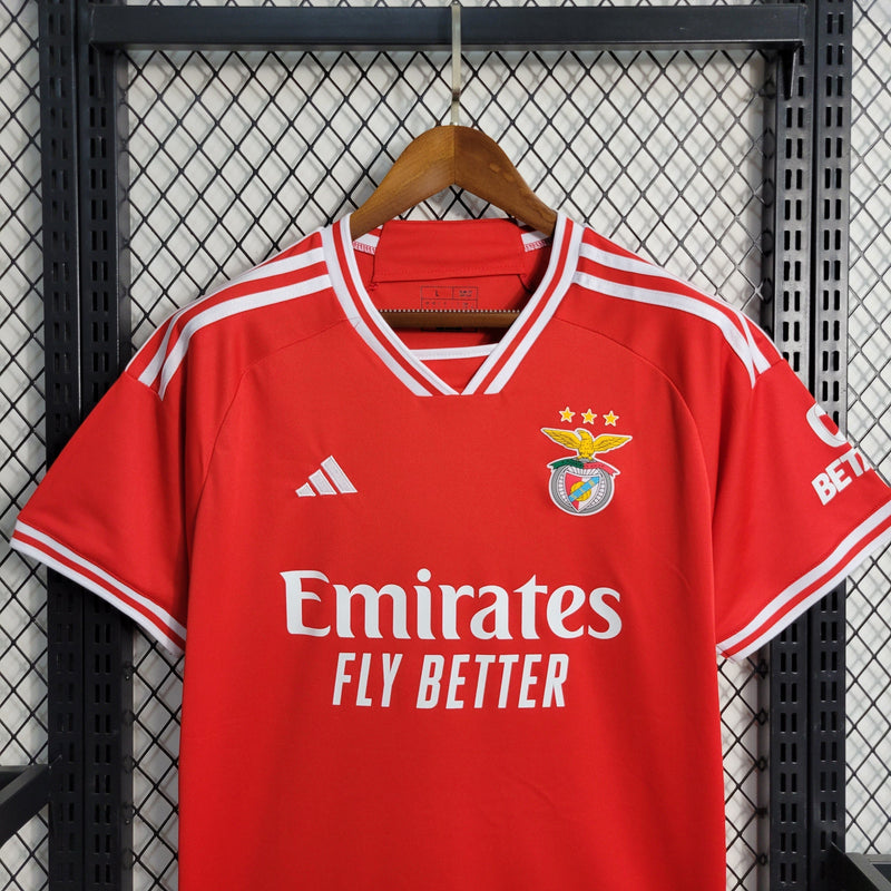 Camisa Benfica Home  23/24 - Adidas Torcedor Masculina - (Importação)