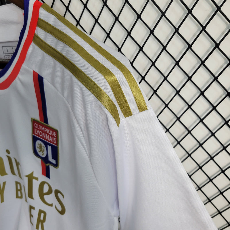 Camisa Lyon Home 23/24 - Adidas Torcedor Masculina - (Importação)