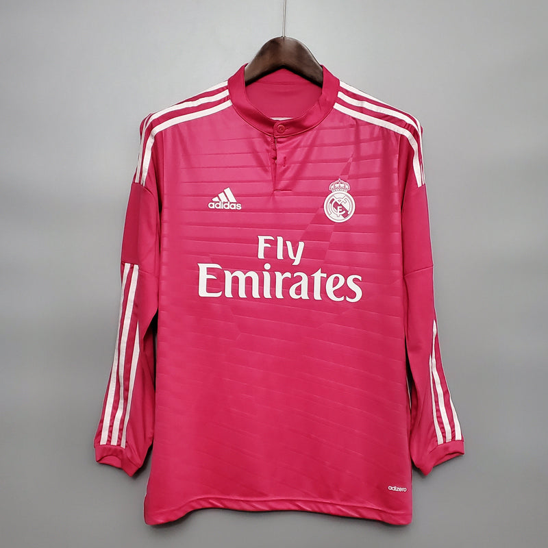 Camisa Real Madrid Reserva 14/15 - Versão Retro Manga Comprida (Importação)