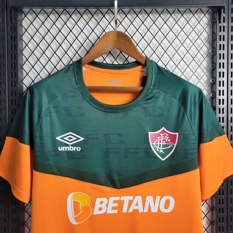 Camisa Fluminense Treino Laranja - 23/24 (Importação)