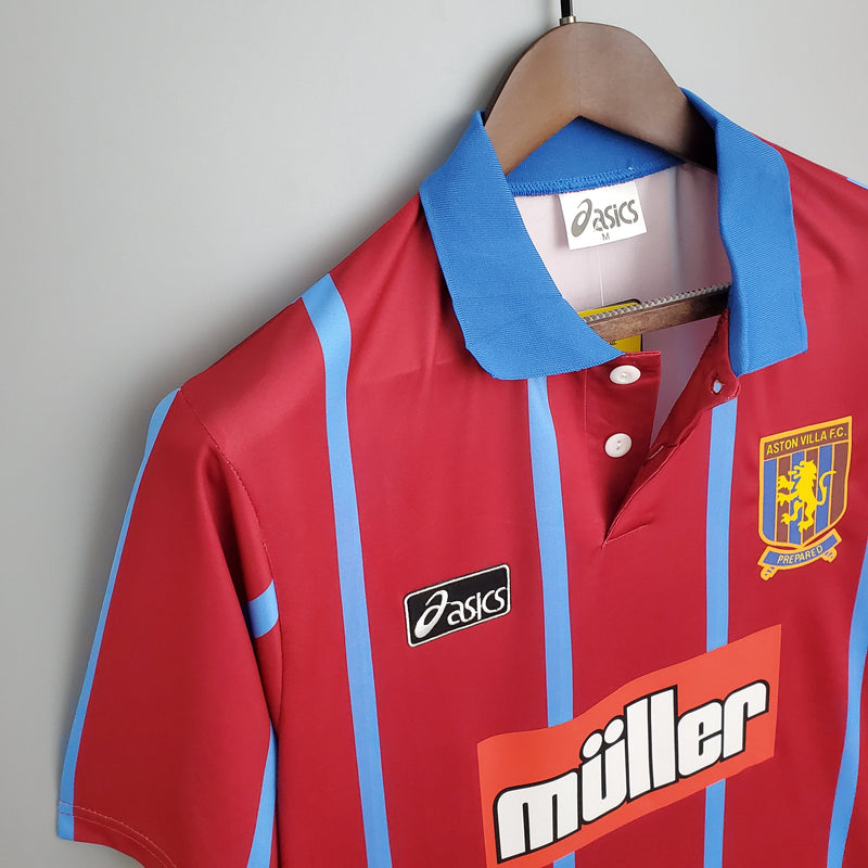 Camisa Aston Villa Titular 93/95 - Versão Retro  (Importação)