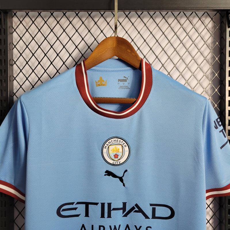 Manchester City Home 22/23 - Puma Torcedor Masculina (Importação)