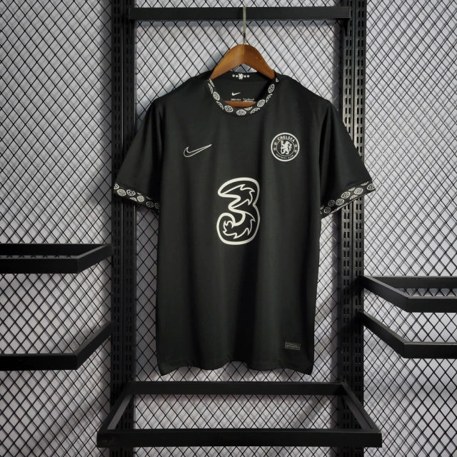 Camisa Chealsea Preta 23/24 - Nike Torcedor (Importação)