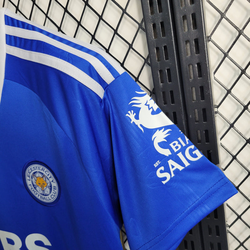 Camisa Leicester Home 23/24 Adidas Torcedor Masculina - Lançamento (Importação)