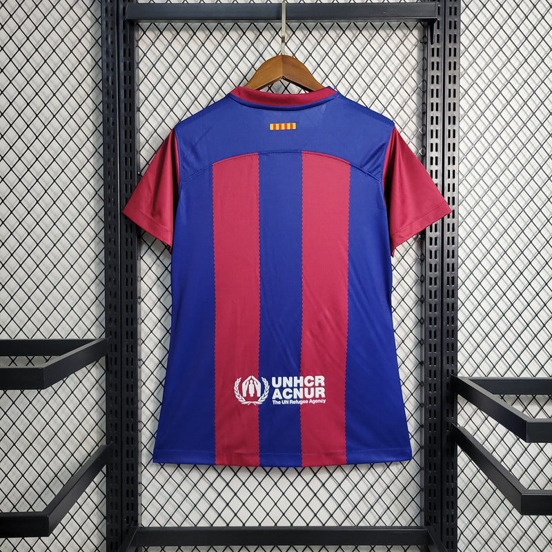 Camisa Barcelona Home 23/24 - Nike Feminina (Importação)