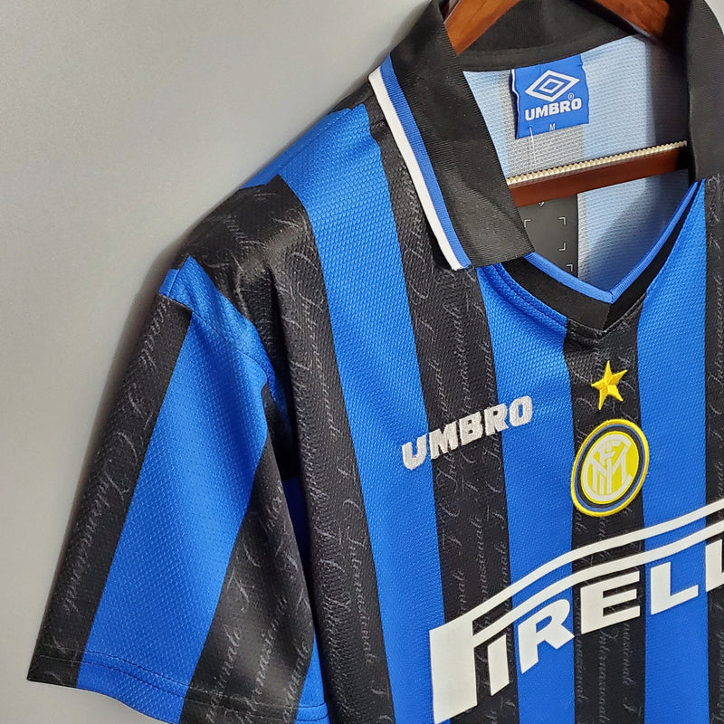 Camisa Inter de Milão Titular 97/98 - Versão Retro (Importação)