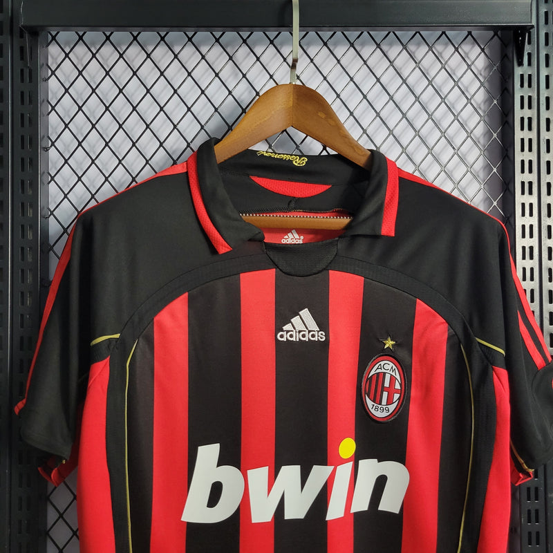 Camisa Milan Titular 06/07 - Versão Retro  (Importação)