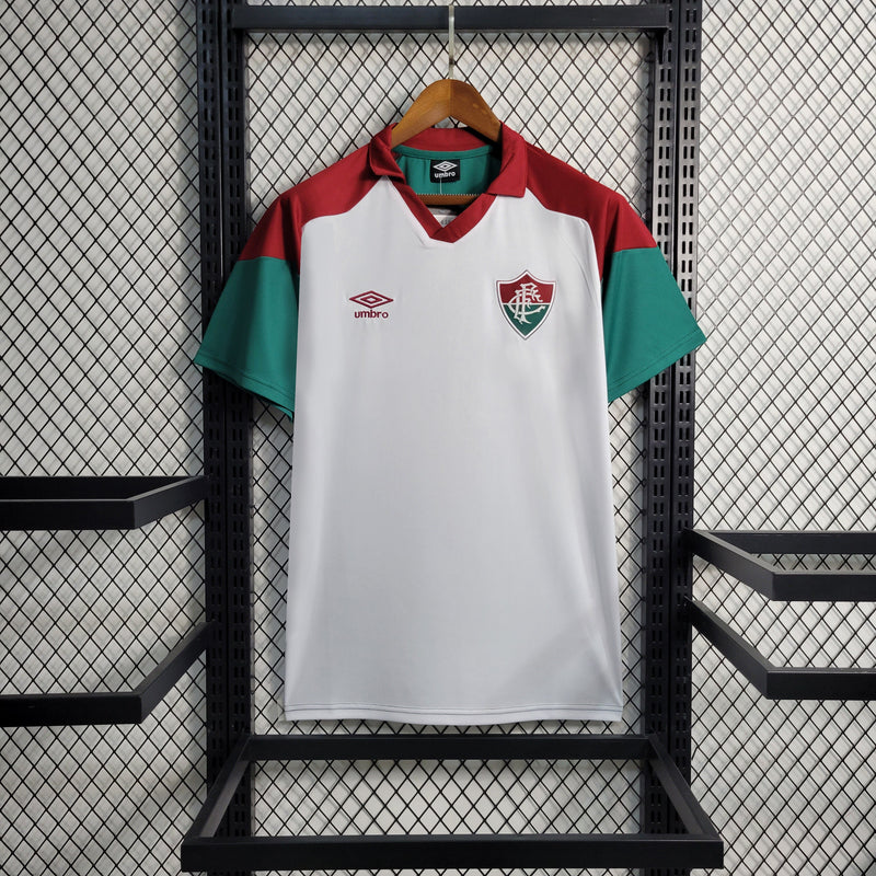 Camisa Fluminense Treino 23/24 - Umbro Torcedor Masculina - Branco (Importação)