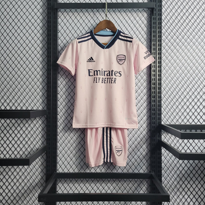 Kit Infantil Arsenal Terceira Camisa 22/23 (Importação)