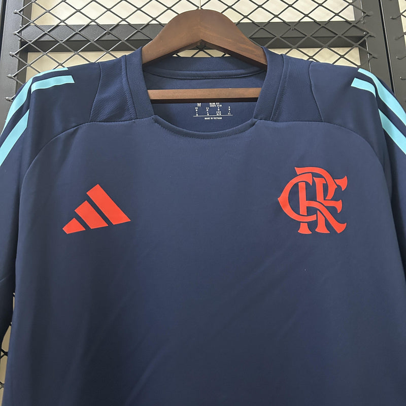 Camisa Flamengo Treino Azul Escuro  25/26  - Adidas Torcedor