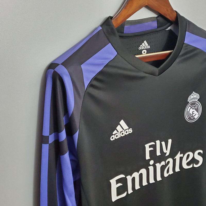 Camisa Real Madrid III 15/16 - Versão Retro Manga Comprida (Importação)