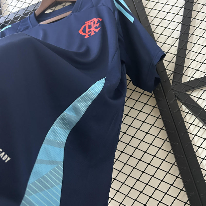 Camisa Flamengo Treino Azul Escuro  25/26  - Adidas Torcedor