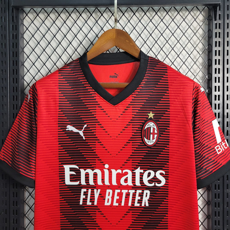 Camisa Milan Home 23/24 - Puma Torcedor Masculina -  (Importação)