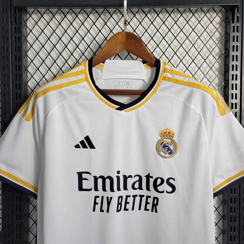 Camisa Real Madrid Home 23/24 - Adidas Torcedor Masculina - Lançamento  (Importação)