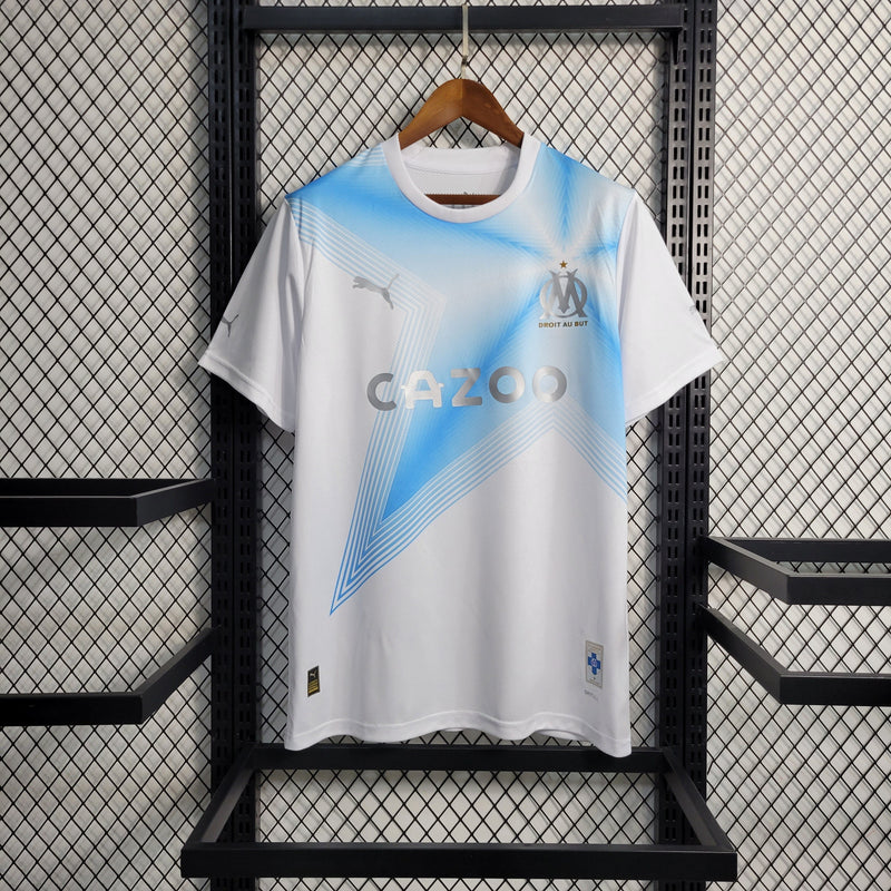 Camisa Olympique Marseille 23/24 - Puma Torcedor Masculina - (Importação)