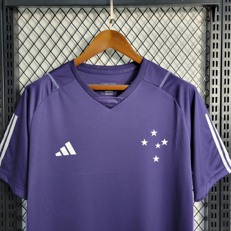 Camisa Cruzeiro Treino 23/24 - Adidas Torcedor Masculina - Roxa (Importação)