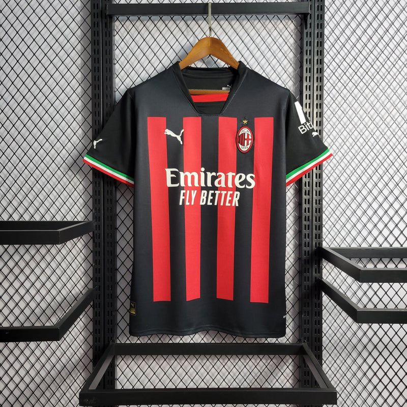 Camisa Milan Titular 22/23 - Versão Torcedor  (Importação)