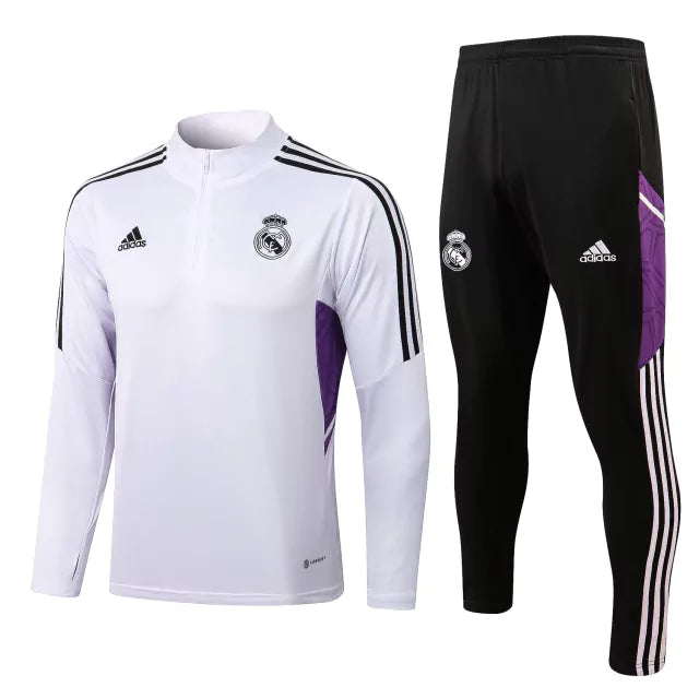 Conjunto de Treino Real Madrid 2023 Branco (Importação)