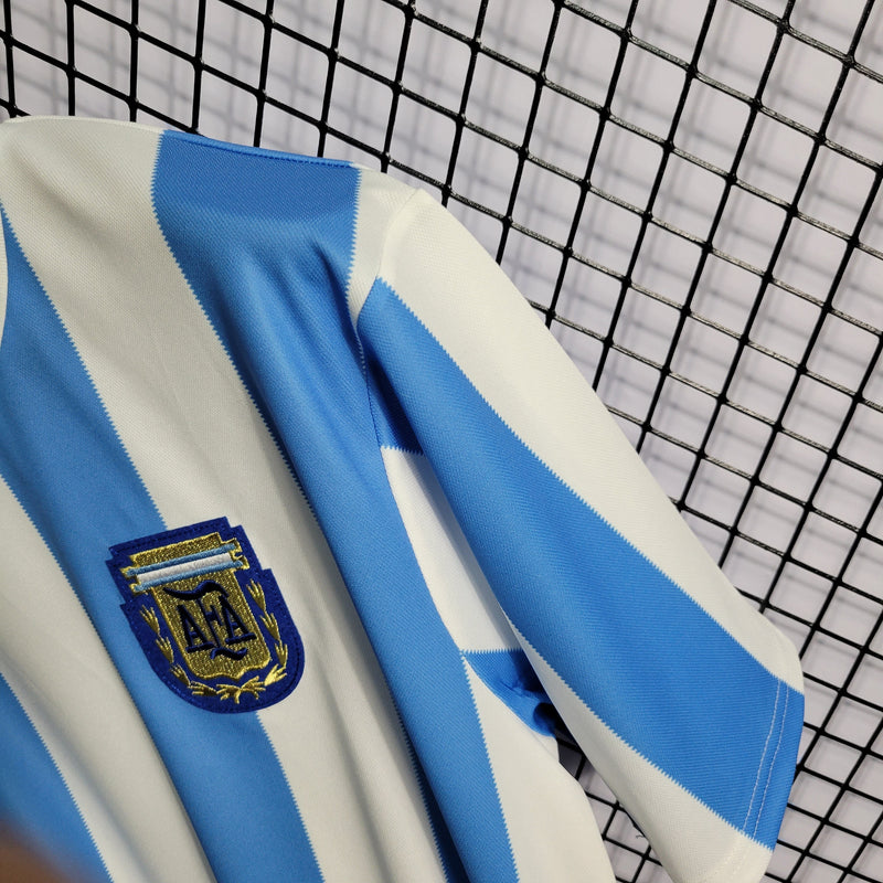 Camisa Argentina Titular 1986 - Versão Retro (Importação)