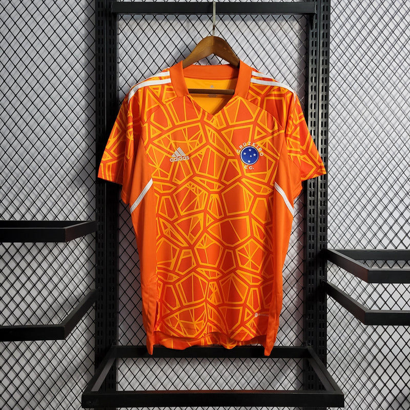 Camisa Cruzeiro Goleiro Laranja 22/23 - Versão Torcedor (Importação)