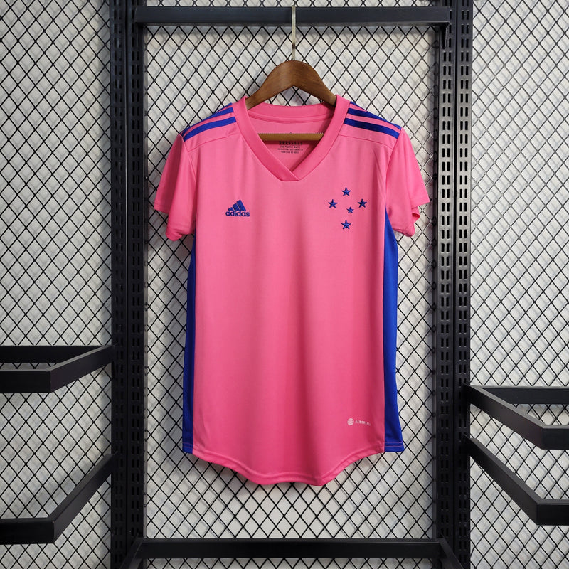 Camisa Cruzeiro Edição Especial Rosa 22/23 - Versão Feminina (Importação)