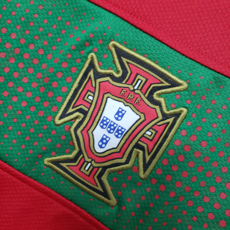 Camisa Portugal Titular 2010 - Versão Retro (Importação)