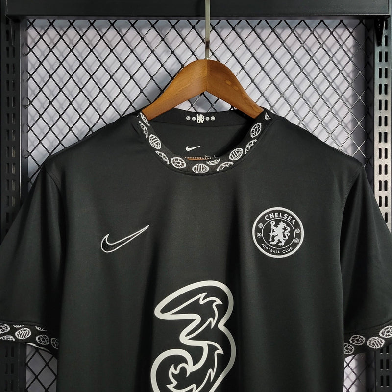 Camisa Chealsea Preta 23/24 - Nike Torcedor (Importação)