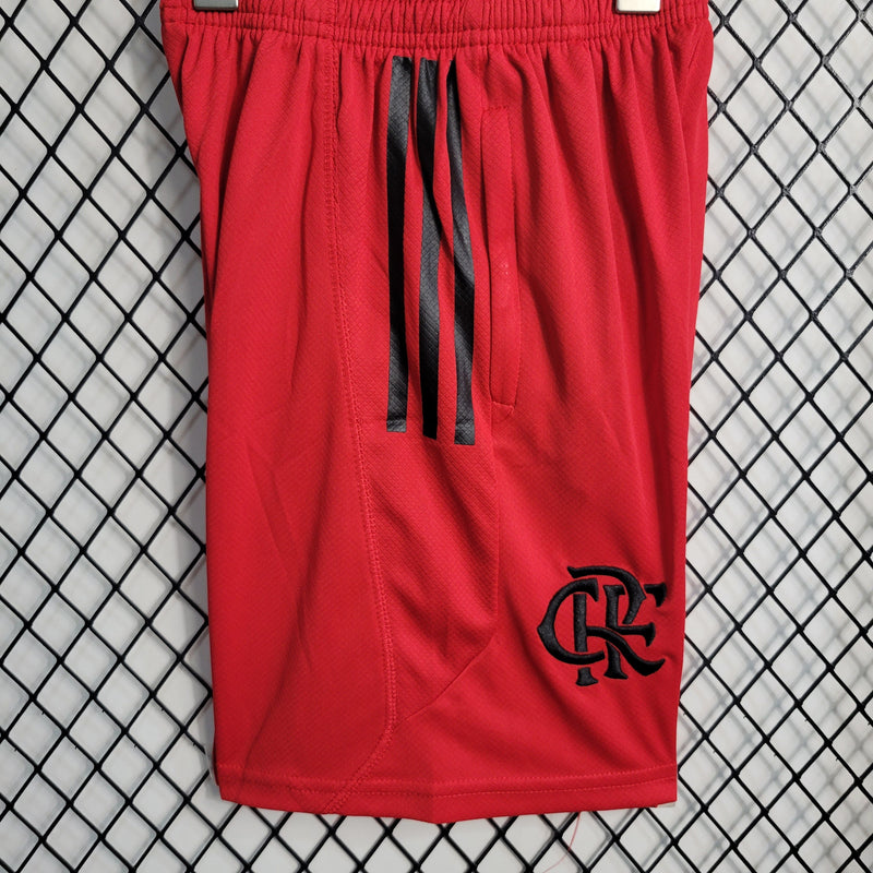 Kit Infantil Flamengo Treino 23/24 - Branco (Importação)