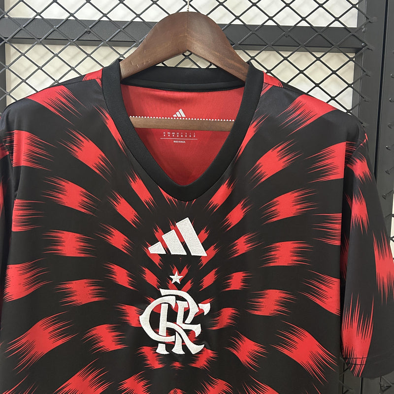 Camisa Flamengo Pre-Match 25/26  - Adidas Torcedor (Importação)
