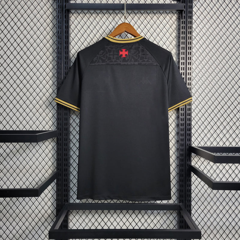 Camisa Vasco Especial 22/23 - Kappa Torcedor Masculina - Preta (Importação)