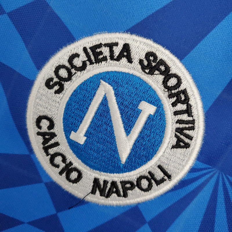 Camisa Napoli Titular 91/93 - Versão Retro (Importação)