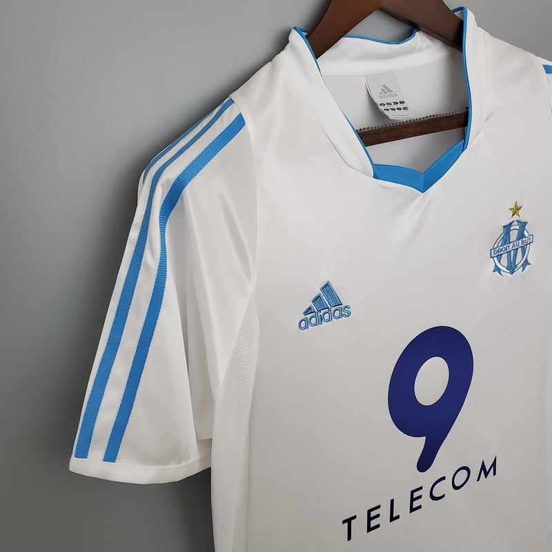 Camisa Olympique de Marseille Titular 02/03 - Versão Retro (Importação)