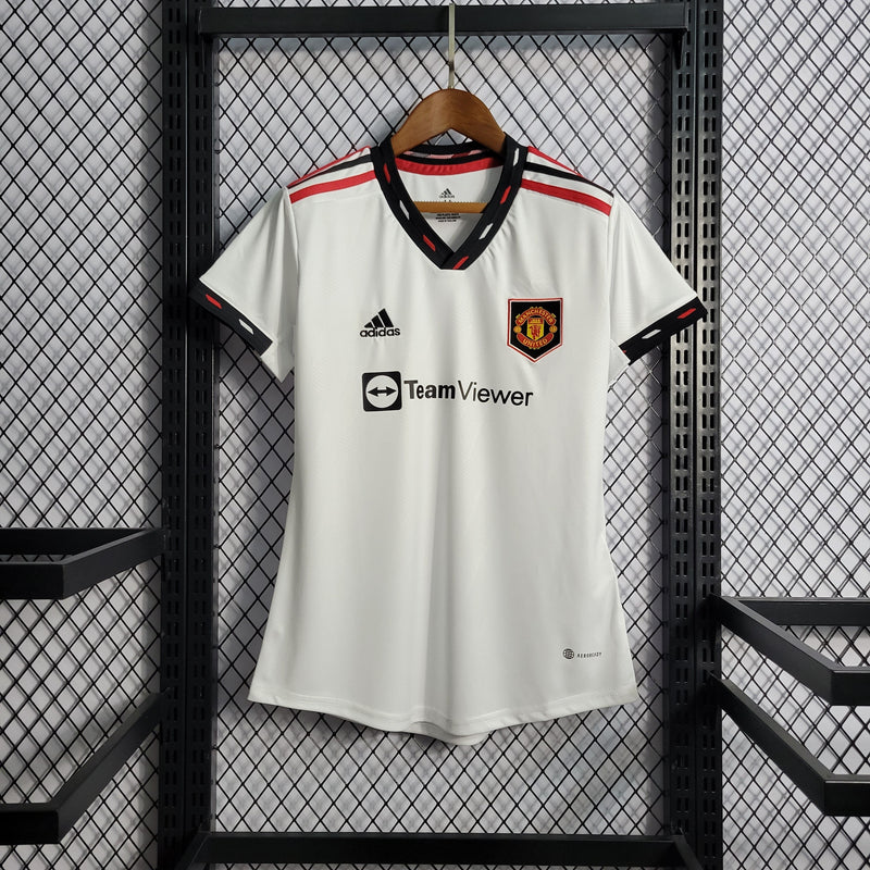 Camisa Manchester United Reserva 22/23 - Versão Feminina (Importação)