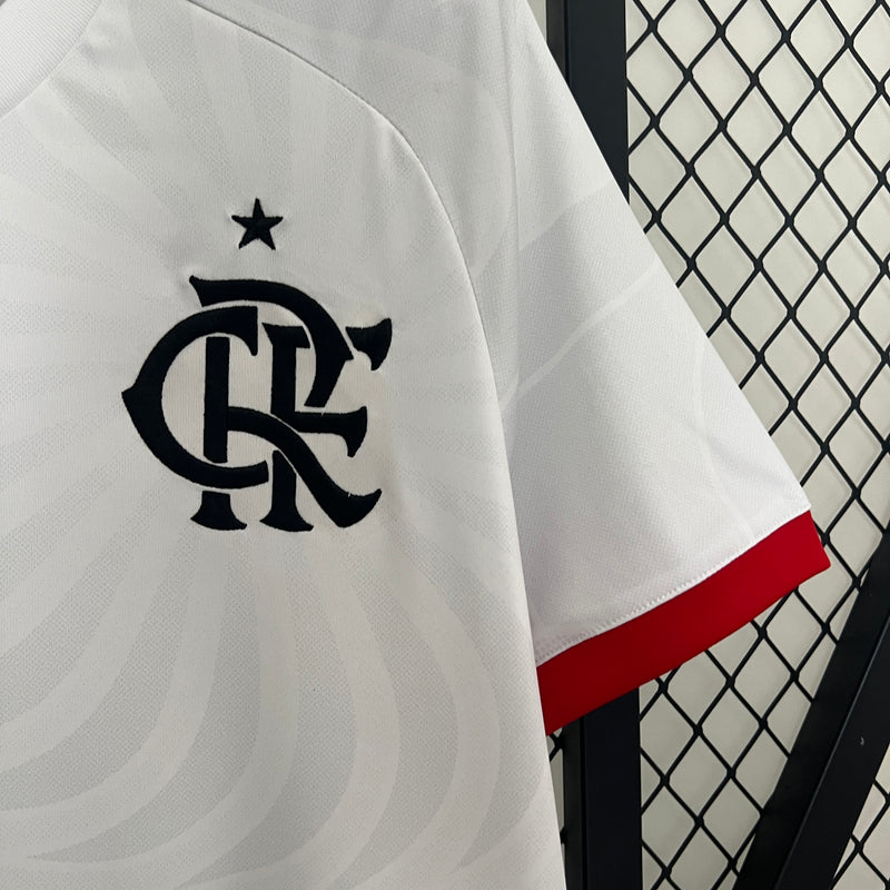 Camisa Flamengo Away 24/25 Branca - Adidas Torcedor Masculina (Importação)