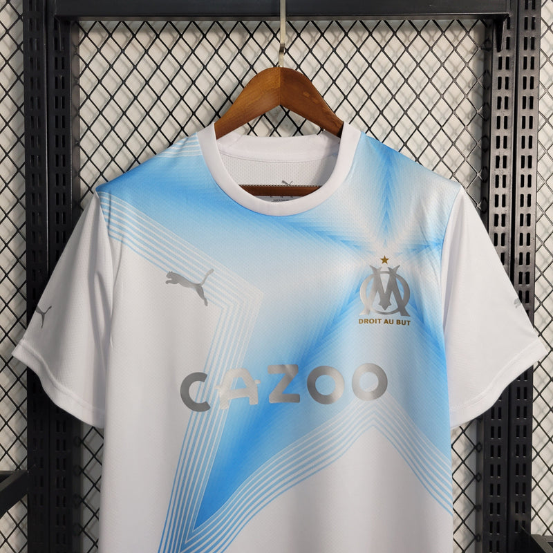 Camisa Olympique Marseille 23/24 - Puma Torcedor Masculina - (Importação)