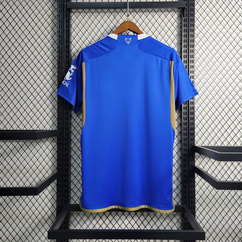 Camisa Leicester Home 23/24 Adidas Torcedor Masculina - Lançamento (Importação)