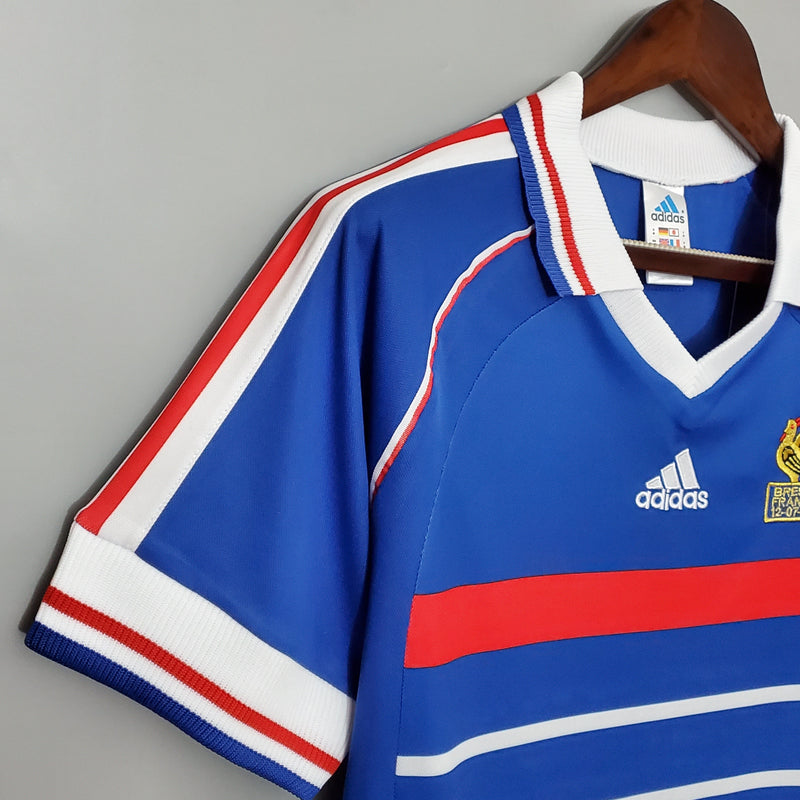 Camisa França Titular 1998 - Versão Retro (Importação)