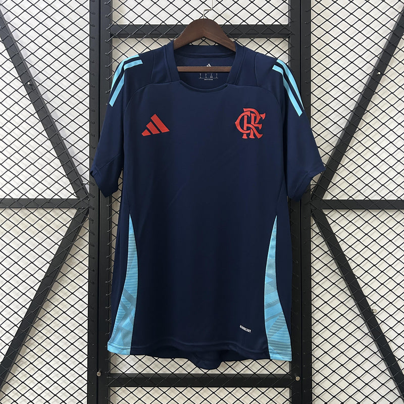 Camisa Flamengo Treino Azul Escuro  25/26  - Adidas Torcedor