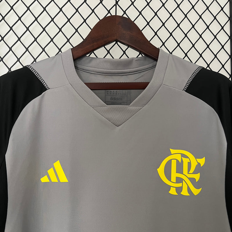 Camisa Flamengo Away 24/25 Cinza  - Adidas Torcedor Masculina (Importação)