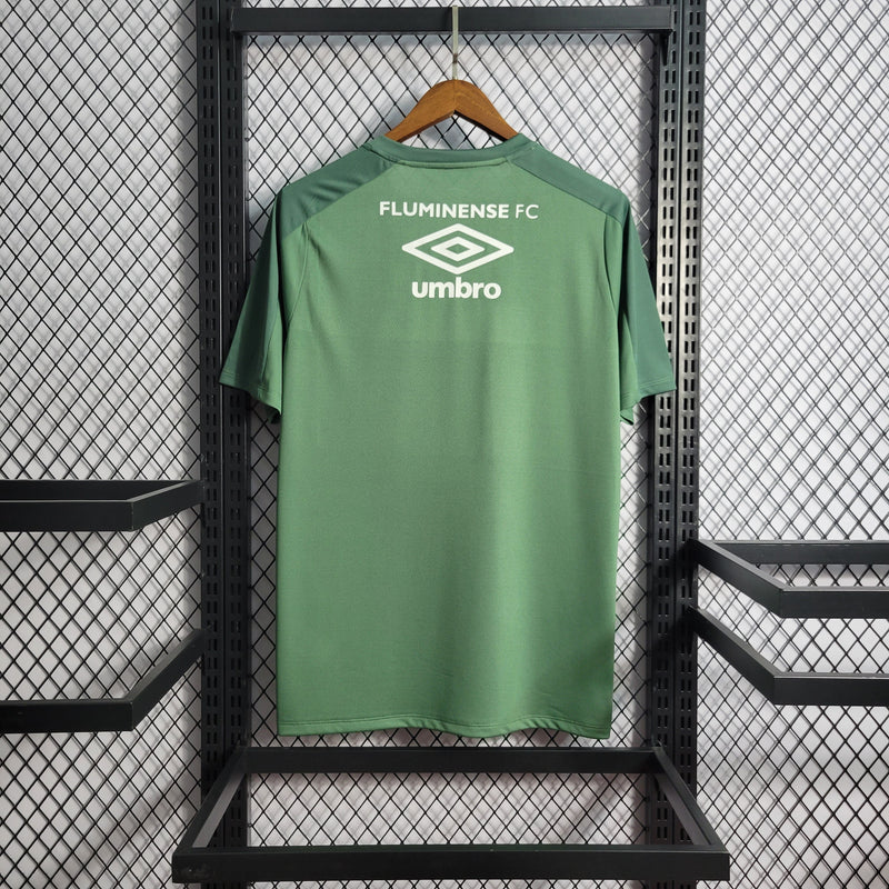 Camisa Fluminense Treino 23/24 - Umbro Torcedor Masculina - Verde (Importação)