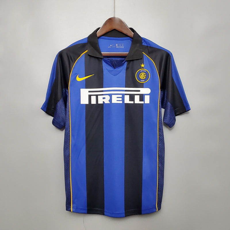 Camisa Inter de Milão Titular 01/02 - Versão Retro (Importação)