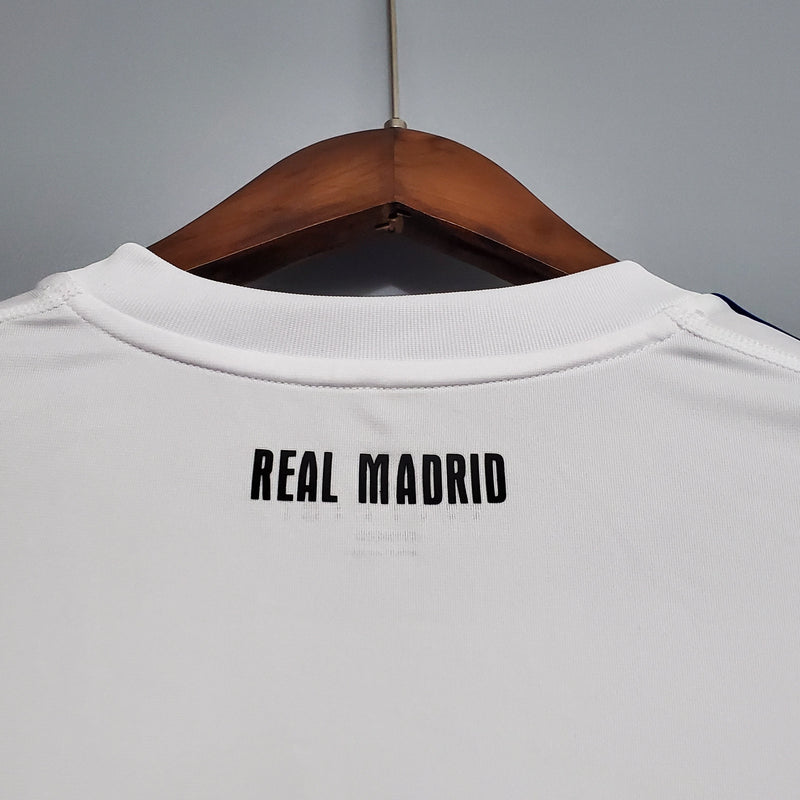 Camisa Real Madrid Titular 10/11 - Versão Retro Manga Comprida (Importação)