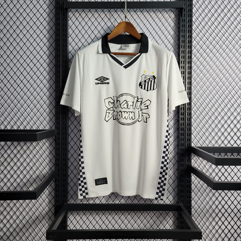 Camisa Santos Edição Especial Charlie Brown Branca 22/23 - Versão Torcedor (Importação)