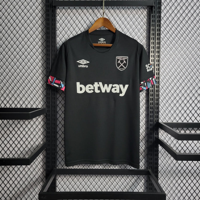 Camisa West Ham Reserva 22/23 - Versão Torcedor (Importação)