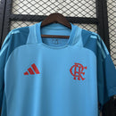 Camisa Flamengo Treino Azul Claro  25/26  - Adidas Torcedor (Importação)