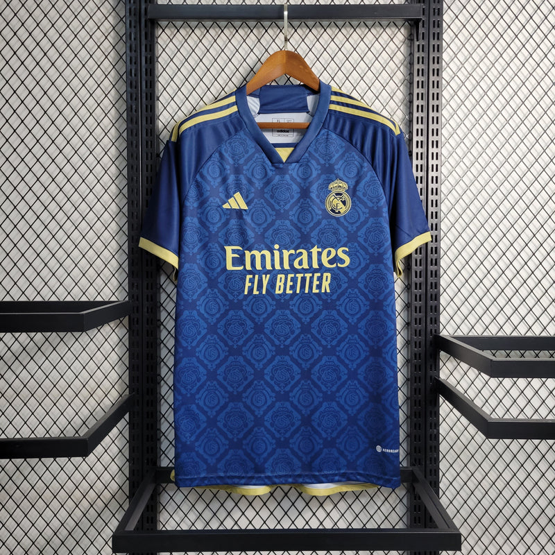 Camisa Real Madrid Azul Royal - 23/24 (Importação)