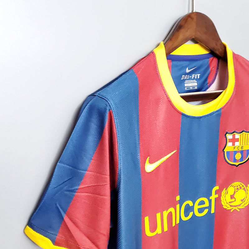 Camisa Barcelona Titular 10/11 - Versão Retro  (Importação)